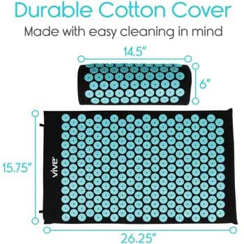 Vive Acupressure Mat and Pillow Set Vive Acupressure Mat and Pillow Set